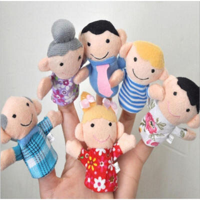 6 PCS Baby Kids Plush Cloth Play Game Learn Story Family Finger Puppets Toys Set
6 PCS Baby Kids Plush Cloth Play Game Learn Story Family Finger Puppets Toys Set