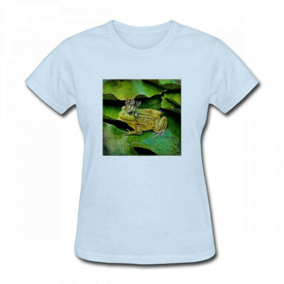 Andrea Haase Animals Illustration Funny Green Frog with Golden Crown Illustration Women T-Shirt
Andrea Haase Animals Illustration Funny Green Frog with Golden Crown Illustration Women T-Shirt