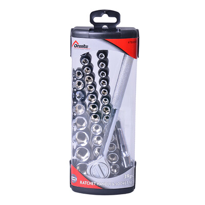 Taku 780 ONSITE series 39 piece socket wrench set two-way fast auto repair tool wrench labor-saving socket wrench
Taku 780 ONSITE series 39 piece socket wrench set two-way fast auto repair tool wrench labor-saving socket wrench