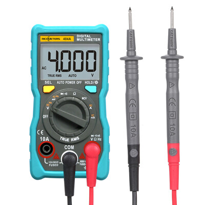 RICHMETERS 404A Digital Multimeter Auto-Ranging Ammeter True-RMS Smart NCV Portable 4000 Counts LCD Display Auto Range ACDC Volta 
RICHMETERS 404A Digital Multimeter Auto-Ranging Ammeter True-RMS Smart NCV Portable 4000 Counts LCD Display Auto Range ACDC Volta