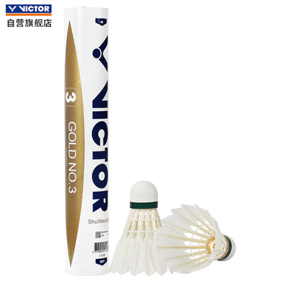 Wicked VICTOR Victory Golden No 3 badminton training game with ball stability&resistance to fight 12 packs
Wicked VICTOR Victory Golden No 3 badminton training game with ball stability&resistance to fight 12 packs