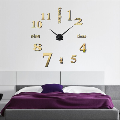 NeillieN clockDIY Wall Clock Frameless Roman Numbers Figures with Sticker for Home DecorationLiving room super acrylic clock
NeillieN clockDIY Wall Clock Frameless Roman Numbers Figures with Sticker for Home DecorationLiving room super acrylic clock