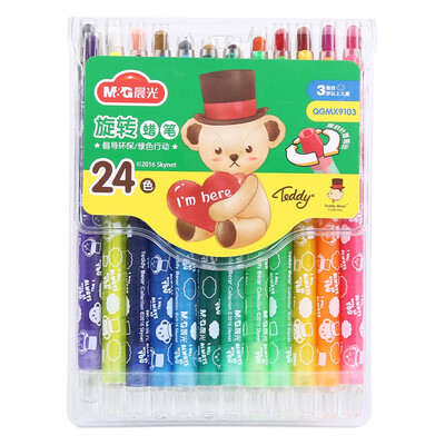 Dawn ( & G) QGMX9103 Teddy Rotary Painting Crayons Oil Painting Bar 24 Colors / Boxes
Dawn ( & G) QGMX9103 Teddy Rotary Painting Crayons Oil Painting Bar 24 Colors / Boxes