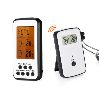 20300℃ -4572℉ Digital Cooking Thermometer Grill Thermometer Wireless Temperature Gauge for Barbecue Grill Cooking
20300℃ -4572℉ Digital Cooking Thermometer Grill Thermometer Wireless Temperature Gauge for Barbecue Grill Cooking