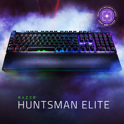 Razer Huntsman Elite Wired Gaming Keyboard Mechanical Game Keyboard RGB Backlight Tactile Switches Ergonomic Design for PC Laptop
Razer Huntsman Elite Wired Gaming Keyboard Mechanical Game Keyboard RGB Backlight Tactile Switches Ergonomic Design for PC Laptop