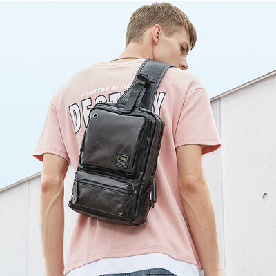 Cnoles Mens Chest Bag Fashion Mens Bag Casual Backpack Shoulder Bag Mens Messenger Bag Korean Trend Bag A044 Brown
Cnoles Mens Chest Bag Fashion Mens Bag Casual Backpack Shoulder Bag Mens Messenger Bag Korean Trend Bag A044 Brown