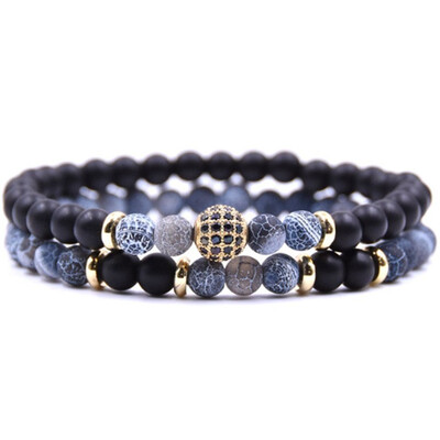 Natural stone bracelet bracelet for men&women pair Micro Pave CZ 8mm disco ball bracelet ladies bracelet mens Viking jewelry
Natural stone bracelet bracelet for men&women pair Micro Pave CZ 8mm disco ball bracelet ladies bracelet mens Viking jewelry