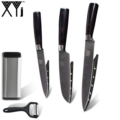 XYj High Grade Stainless Steel Knives Bend Handle Kitchen Knives Kitchen Accessories Tools 5 Pcs Set
XYj High Grade Stainless Steel Knives Bend Handle Kitchen Knives Kitchen Accessories Tools 5 Pcs Set