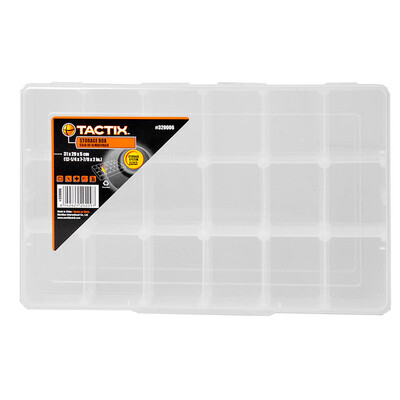 Extension Tactix 320006 18 grid plastic finishing box storage box small storage cabinet
Extension Tactix 320006 18 grid plastic finishing box storage box small storage cabinet