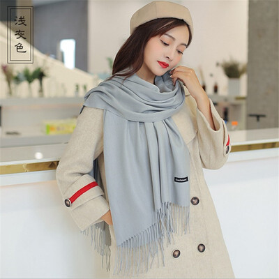 Scarf female han edition female autumn&winter pure color imitation cashmere neck 250 grams joker long tassel does not drop woo
Scarf female han edition female autumn&winter pure color imitation cashmere neck 250 grams joker long tassel does not drop woo