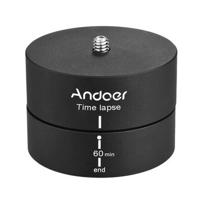 Andoer 360 Degrees Panning Rotating Time Lapse Stabilizer Tripod Adapter for Gopro DSLR
Andoer 360 Degrees Panning Rotating Time Lapse Stabilizer Tripod Adapter for Gopro DSLR