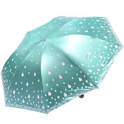 Paradise umbrella UPF50 water change color black polyester color three fold sun umbrella sunny umbrella 31810E shallow lake green
Paradise umbrella UPF50 water change color black polyester color three fold sun umbrella sunny umbrella 31810E shallow lake green