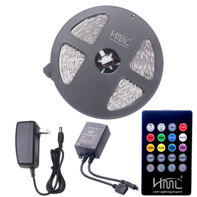 HML 5M 72W 5050 RGB LED Strip Light with 20 Keys Music Remote Control And US Adapter
HML 5M 72W 5050 RGB LED Strip Light with 20 Keys Music Remote Control And US Adapter