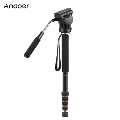 Andoer TP-188 160cm63" Extendable Aluminum Alloy Monopod Unipod w Fluid Head Max Load 8kg for Canon Nikon Sony DSLR Camera
Andoer TP-188 160cm63" Extendable Aluminum Alloy Monopod Unipod w Fluid Head Max Load 8kg for Canon Nikon Sony DSLR Camera