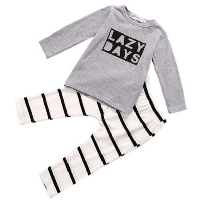 New 2Pcs Newborn Baby Boys Girls T-shirt Tops Long Pants Outfits Clothes Stylish
New 2Pcs Newborn Baby Boys Girls T-shirt Tops Long Pants Outfits Clothes Stylish