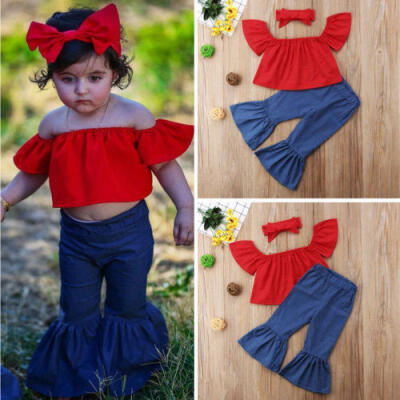 2PCS Toddler Kids Baby Girls Clothes Outfits T-shirt Tops Denim Jeans Pants Set
2PCS Toddler Kids Baby Girls Clothes Outfits T-shirt Tops Denim Jeans Pants Set