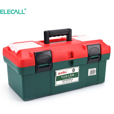 Elecco ELECALL Toolbox 17 inch red green home art storage box plastic multi-function electrician tool box car storage repair tool storage box 8817
Elecco ELECALL Toolbox 17 inch red green home art storage box plastic multi-function electrician tool box car storage repair tool storage box 8817