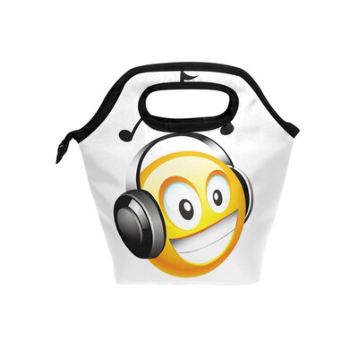 Lunch Bag Music Emoji Expression Tote Travel Picnic Insulated Handbags Portable Zipper Lunch Bag Box
Lunch Bag Music Emoji Expression Tote Travel Picnic Insulated Handbags Portable Zipper Lunch Bag Box