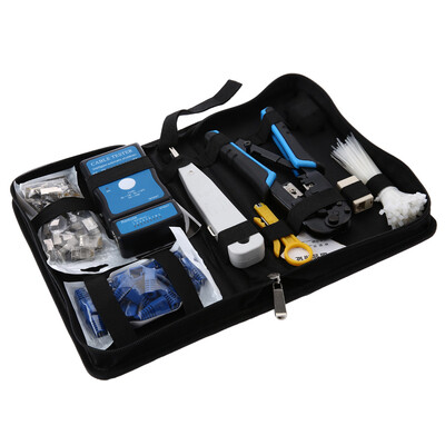 9 in 1 Network Computer Maintenance Repair Kit 568 Network Pliers Cable Tester Wire Cutter Tool Set
9 in 1 Network Computer Maintenance Repair Kit 568 Network Pliers Cable Tester Wire Cutter Tool Set