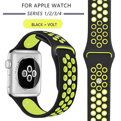Kebbit Sport Silicone Band for Apple Watch Series 4 3 2 1 38mm 42MM 40mm 44MM Replacement Watch Strap iWatch Band
Kebbit Sport Silicone Band for Apple Watch Series 4 3 2 1 38mm 42MM 40mm 44MM Replacement Watch Strap iWatch Band
