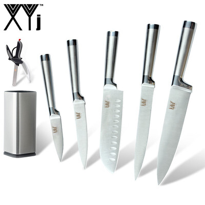 Paring Utility Santoku Chef Slicing Stainless Steel Knife Stainless Steel Cooking Knife XYJ Knife Holder Scissor
Paring Utility Santoku Chef Slicing Stainless Steel Knife Stainless Steel Cooking Knife XYJ Knife Holder Scissor