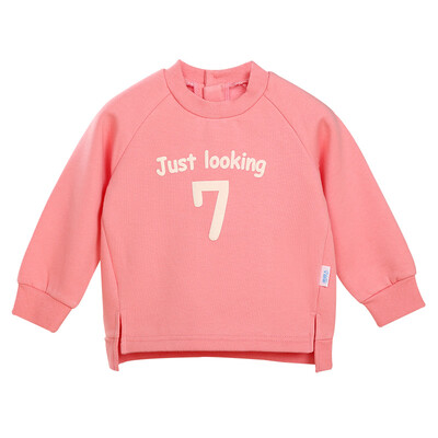 Antarctic (Nanjiren) RH030 Sleeping clothing baby out clothing sweater sanding sleeves single shirt letters seven pink 130
Antarctic (Nanjiren) RH030 Sleeping clothing baby out clothing sweater sanding sleeves single shirt letters seven pink 130