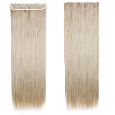 Synthetic Fiber Clips in on Hair Extension 34 Full Head One Piece 5 Clips Long Silky Curly Wavy
Synthetic Fiber Clips in on Hair Extension 34 Full Head One Piece 5 Clips Long Silky Curly Wavy