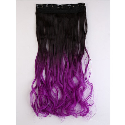 Ombre Synthetic Fiber Clips in on Hair Extension 34 Full Head One Piece 5 Clips Long Silky Curly Wavy
Ombre Synthetic Fiber Clips in on Hair Extension 34 Full Head One Piece 5 Clips Long Silky Curly Wavy