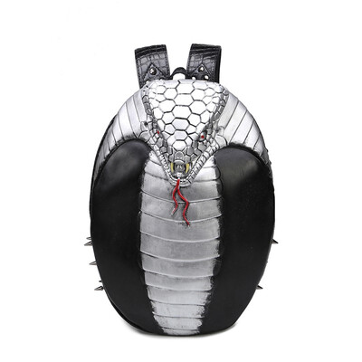 Cool 3D Cobra Men Rivet Backpack Fashionable Shoulder Bag Waterproof PU PU Leather Handbag 2018 New Style Silver Black Gold Bags
Cool 3D Cobra Men Rivet Backpack Fashionable Shoulder Bag Waterproof PU PU Leather Handbag 2018 New Style Silver Black Gold Bags