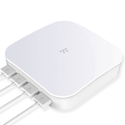 KK-U1 4-портовый USB-смарт-зарядное устройство 4A общий выход однопортовая поддержка 2.1A выход многопортовая зарядная головка для Apple Android мобильный телефон планшет зарядка сокровище белый
KK-U1 4-портовый USB-смарт-зарядное устройство 4A общий выход однопортовая поддержка 2.1A выход многопортовая зарядная головка для Apple Android мобильный телефон планшет зарядка сокровище белый