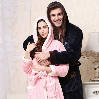 Antarctic pajamas home service thicker flannel long sleeves bathrobes couples pajamas men&women fall&winter hit color can be worn with hat night gown N675X21022-3 female pink
Antarctic pajamas home service thicker flannel long sleeves bathrobes couples pajamas men&women fall&winter hit color can be worn with hat night gown N675X21022-3 female pink