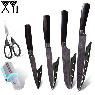 XYj Quality Stainless Steel Blade 4 Piece Kitchen Knife&Electric Knife Sharpener Scissor
XYj Quality Stainless Steel Blade 4 Piece Kitchen Knife&Electric Knife Sharpener Scissor