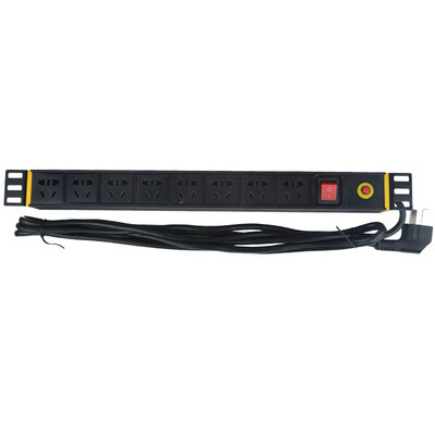 Excierive Officer EO G0W0 / 08 Cabinet Receptacle PDU 8-bit, master switch, overload protection
Excierive Officer EO G0W0 / 08 Cabinet Receptacle PDU 8-bit, master switch, overload protection