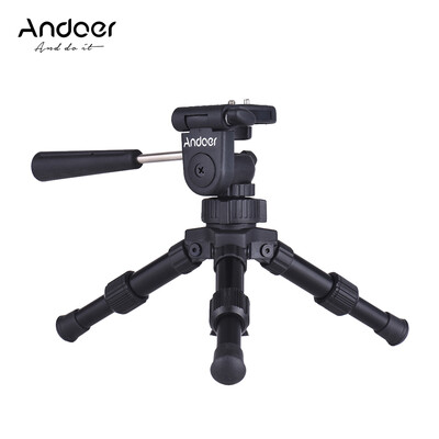 Andoer Portable Lightweight Tabletop Mini Tripod with Pan Tilt Head Max Load 45kg for Canon Nikon Sony DSLR
Andoer Portable Lightweight Tabletop Mini Tripod with Pan Tilt Head Max Load 45kg for Canon Nikon Sony DSLR