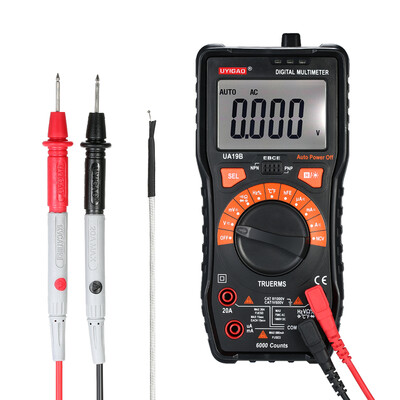 UYIGAO Digital Multimeter 6000 Counts Voltmeter Ammeter Auto Range True RMS Handheld Multi Meter Measuring ACDC Voltage Current R
UYIGAO Digital Multimeter 6000 Counts Voltmeter Ammeter Auto Range True RMS Handheld Multi Meter Measuring ACDC Voltage Current R