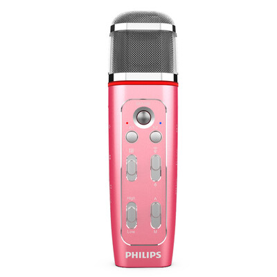 Philips PHILIPS VTR5160 high quality multi-function voice microphone karaoke recording voice to text pink
Philips PHILIPS VTR5160 high quality multi-function voice microphone karaoke recording voice to text pink