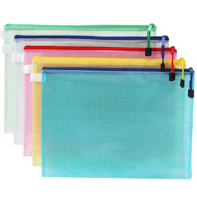 Tango TANGO A4 waterproof mesh file bag PVC mesh zipper bag information bag 12 bag color random delivery
Tango TANGO A4 waterproof mesh file bag PVC mesh zipper bag information bag 12 bag color random delivery