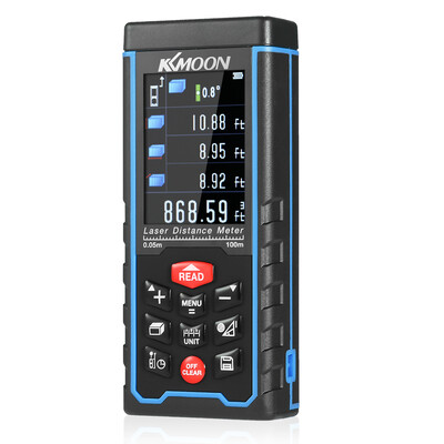 KKmoon 100m Portable Handheld Rechargeable Digital Laser Distance Meter Color Display Range Finder Diastimeter Area Volume Measure
KKmoon 100m Portable Handheld Rechargeable Digital Laser Distance Meter Color Display Range Finder Diastimeter Area Volume Measure