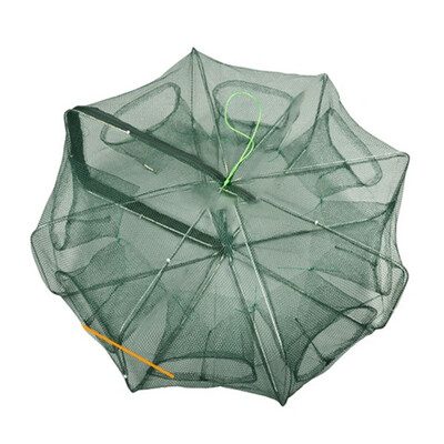 Automatic Fishing Net Shrimp Cage Nylon Foldable Crab Fish Trap Cast Net Cast Folding Portable Fishing Network 8 Holes Tackle tool
Automatic Fishing Net Shrimp Cage Nylon Foldable Crab Fish Trap Cast Net Cast Folding Portable Fishing Network 8 Holes Tackle tool