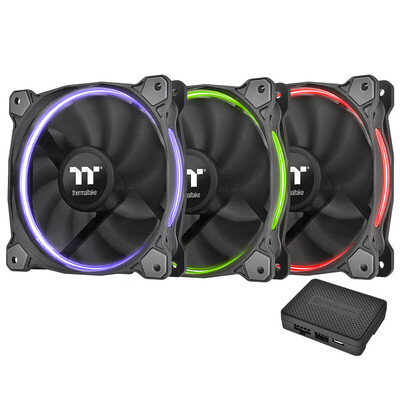 Tart Thermaltake Riing 12cm RGB software set Chassis fan 256 colors three fans hydraulic bearings enhanced damping system mute technology
Tart Thermaltake Riing 12cm RGB software set Chassis fan 256 colors three fans hydraulic bearings enhanced damping system mute technology