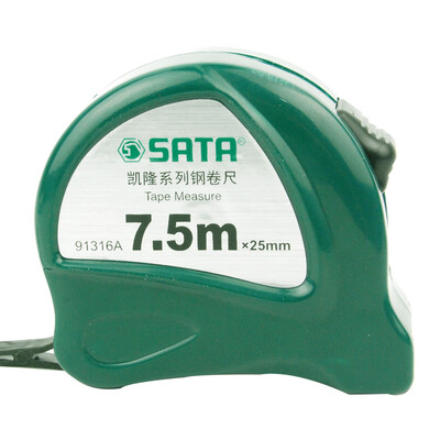 World SATA 91316A Kailong series of 75 meters steel tape measuring tape ruler scale measuring tool 75mx25mm
World SATA 91316A Kailong series of 75 meters steel tape measuring tape ruler scale measuring tool 75mx25mm