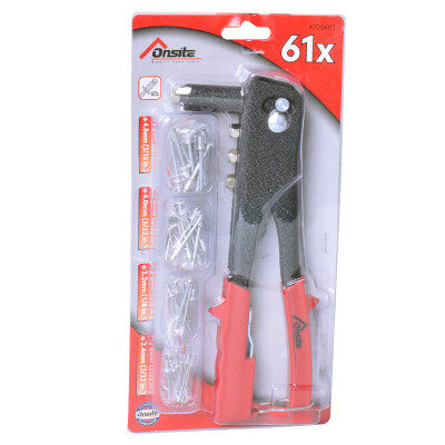 Tactix) 705601 ONSITE series rivet gun manual pull nail gun riveting gun 2.4 3.2 4 4.8mm to send rivets
Tactix) 705601 ONSITE series rivet gun manual pull nail gun riveting gun 2.4 3.2 4 4.8mm to send rivets