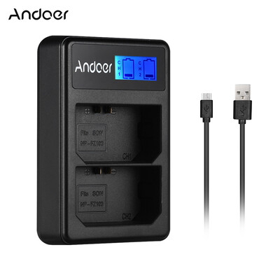 Andoer LCD2-FZ100 Compact Dual Channel LCD Camera Battery Charger USB Input LCD Display for Sony NP-FZ100 Camera Battery for Sony
Andoer LCD2-FZ100 Compact Dual Channel LCD Camera Battery Charger USB Input LCD Display for Sony NP-FZ100 Camera Battery for Sony