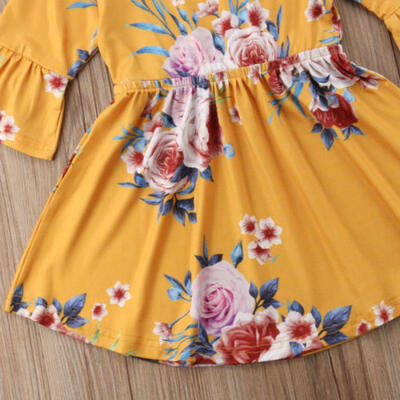 Princess Kids Baby Girl Dress Floral Party Dress Casual Solid Wedding Dresses
Princess Kids Baby Girl Dress Floral Party Dress Casual Solid Wedding Dresses