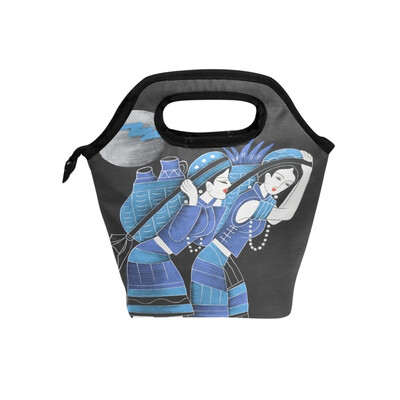 Lunch Tote Bag Ethnic Girl Travel Picnic Insulated Lunch Handbags Portable Zipper Lunch Bag Box
Lunch Tote Bag Ethnic Girl Travel Picnic Insulated Lunch Handbags Portable Zipper Lunch Bag Box