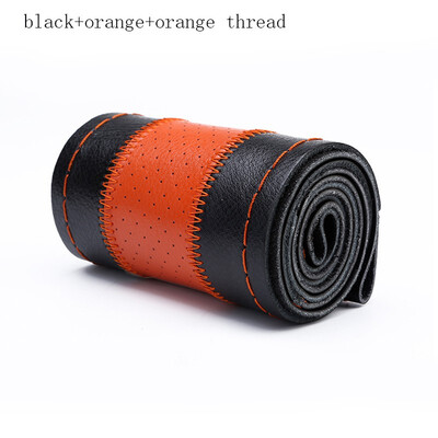 Hand-sewing Car Steering Wheel Cover Genuine Leather Braid With Needle Thread Fashionable Auto Interior Accessory protection
Hand-sewing Car Steering Wheel Cover Genuine Leather Braid With Needle Thread Fashionable Auto Interior Accessory protection
