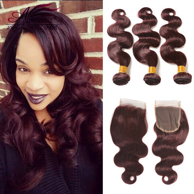 Hot Sale 99j Brazilian Hair With Closure Red Wine Brazilian Body Wave With Closure Human Hair Bundles With Closure
Hot Sale 99j Brazilian Hair With Closure Red Wine Brazilian Body Wave With Closure Human Hair Bundles With Closure