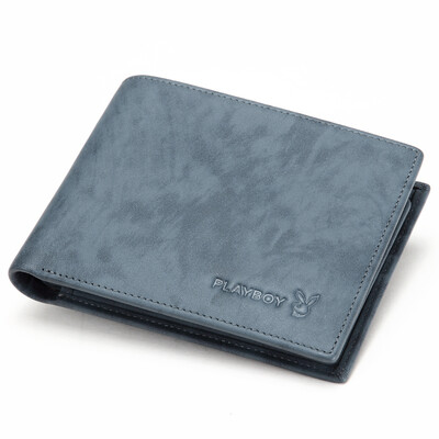 Playboy playboy wallet mens cow leather short paragraph clip retro casual fashion cross section multi-function trend wallet PAA5615-6L blue
Playboy playboy wallet mens cow leather short paragraph clip retro casual fashion cross section multi-function trend wallet PAA5615-6L blue