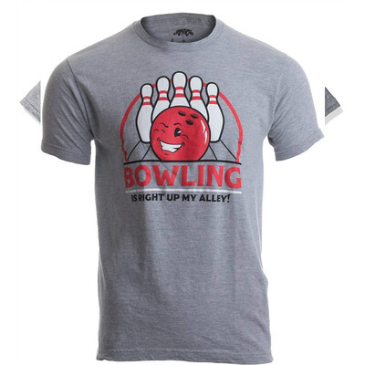 Ann Arbor T-shirt Co Bowling is Right up My Alley Funny Bowler Bowling Team Pun Humor T-Shirt
Ann Arbor T-shirt Co Bowling is Right up My Alley Funny Bowler Bowling Team Pun Humor T-Shirt