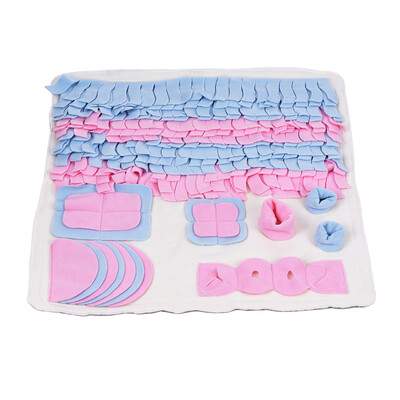 Handmade Dog Play Mat Snuffle Training Feeding Foraging Mat Nose Work Blanket Machine Washable Pet Toys
Handmade Dog Play Mat Snuffle Training Feeding Foraging Mat Nose Work Blanket Machine Washable Pet Toys